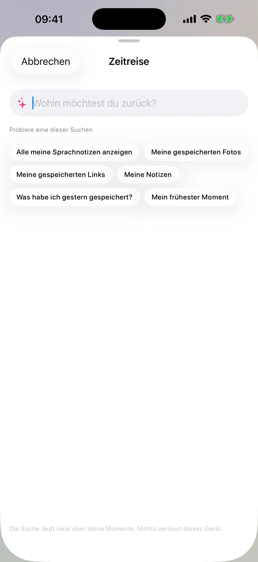 Time-Travel-Suche